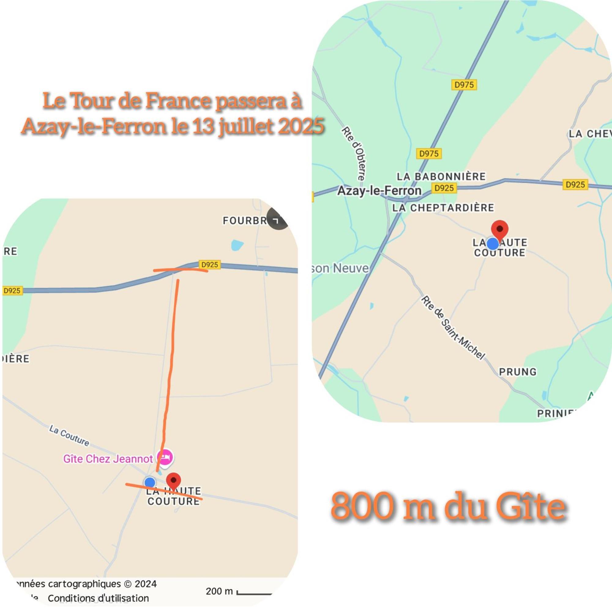 Gite Chez Jeannot Azay-le-Ferron Eksteriør billede